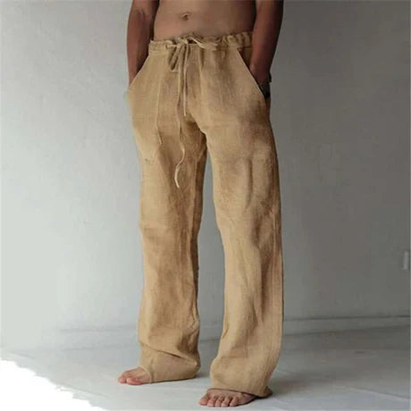 Pantalon De Loisir À Jambes Larges Pour Hommes | Taille Basse