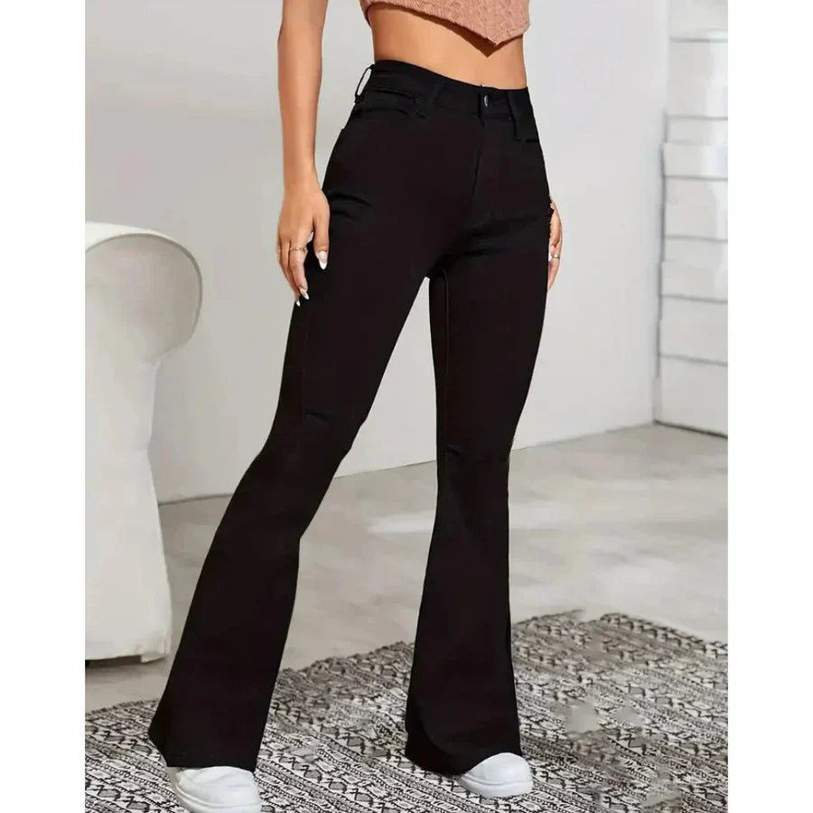 Femmes Pantalon Slim | Taille Haute