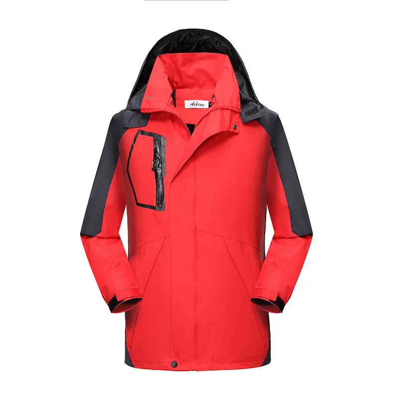 Veste De Ski D'hiver Stylée Capuche Pour Hommes | Longue