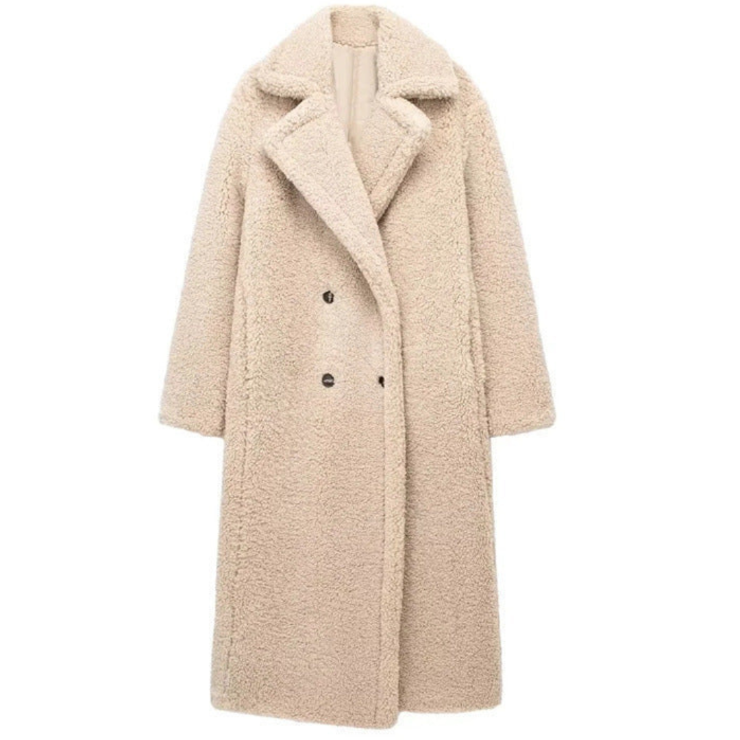 Femmes Long Trench Manteau D'hiver | Chaud