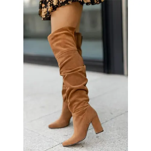 Bottes Hautes Élégantes Pour Femmes | Talons