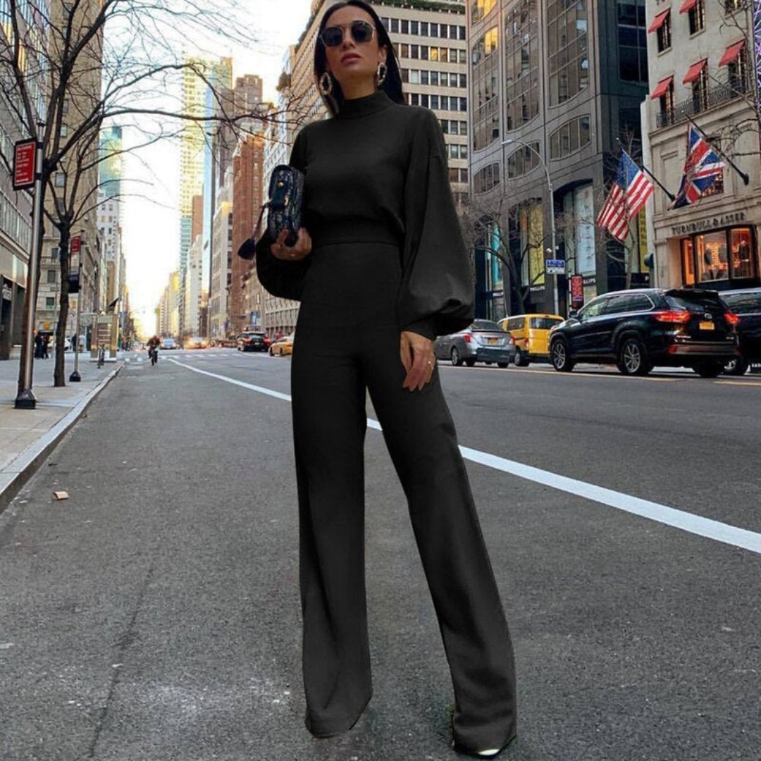 Ensemble À Manches Longues Winter Luxe Pour Femmes | Col Roulé