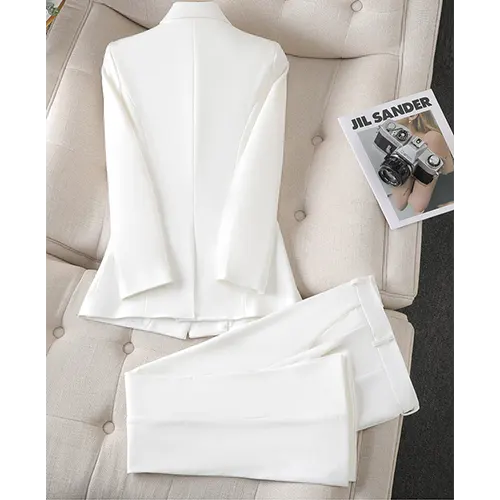 Ensemble Élégant De Blazers Et De Pantalons De Travail Pour Femmes | Deux Pièces
