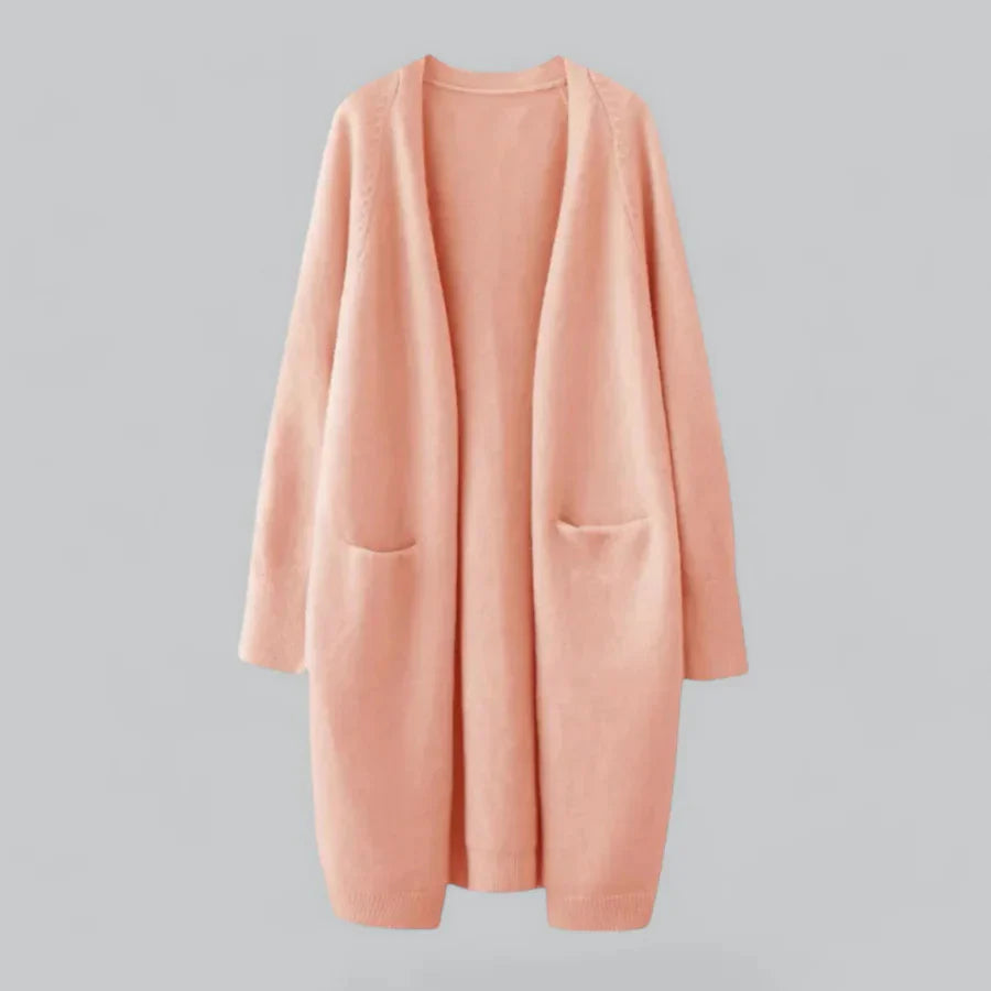Cardigan D'hiver Longue Et Chaude Pour Femmes | Tricot