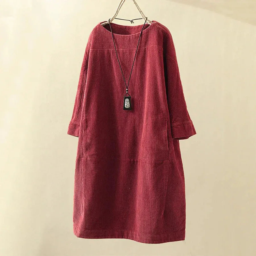 Femme Chaud Ajustement lâche Robe d'hiver | Midi