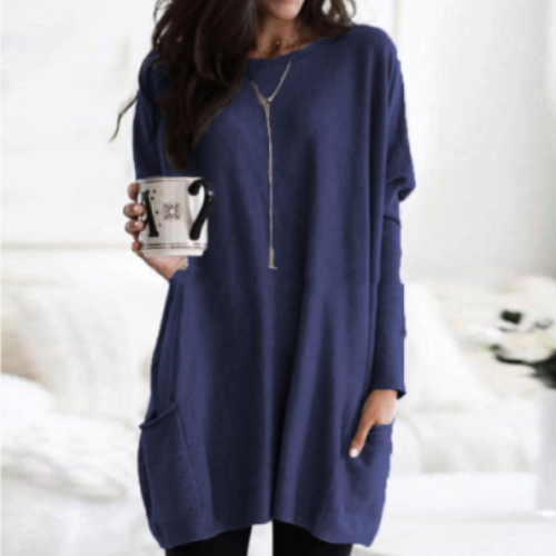 Haut À Manches Longues Surdimensionné Pour Femme | Long