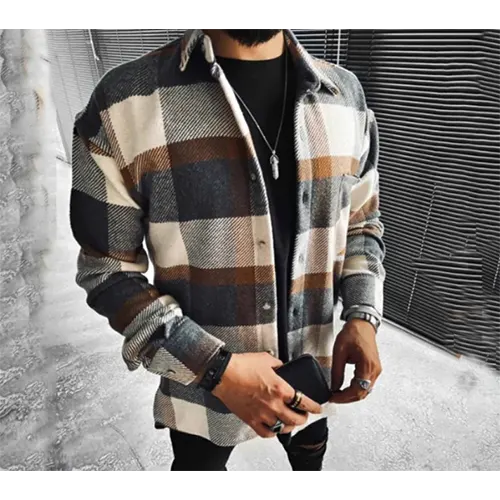 Chemise En Flanelle Respirante Pour Hommes | Manches Longues