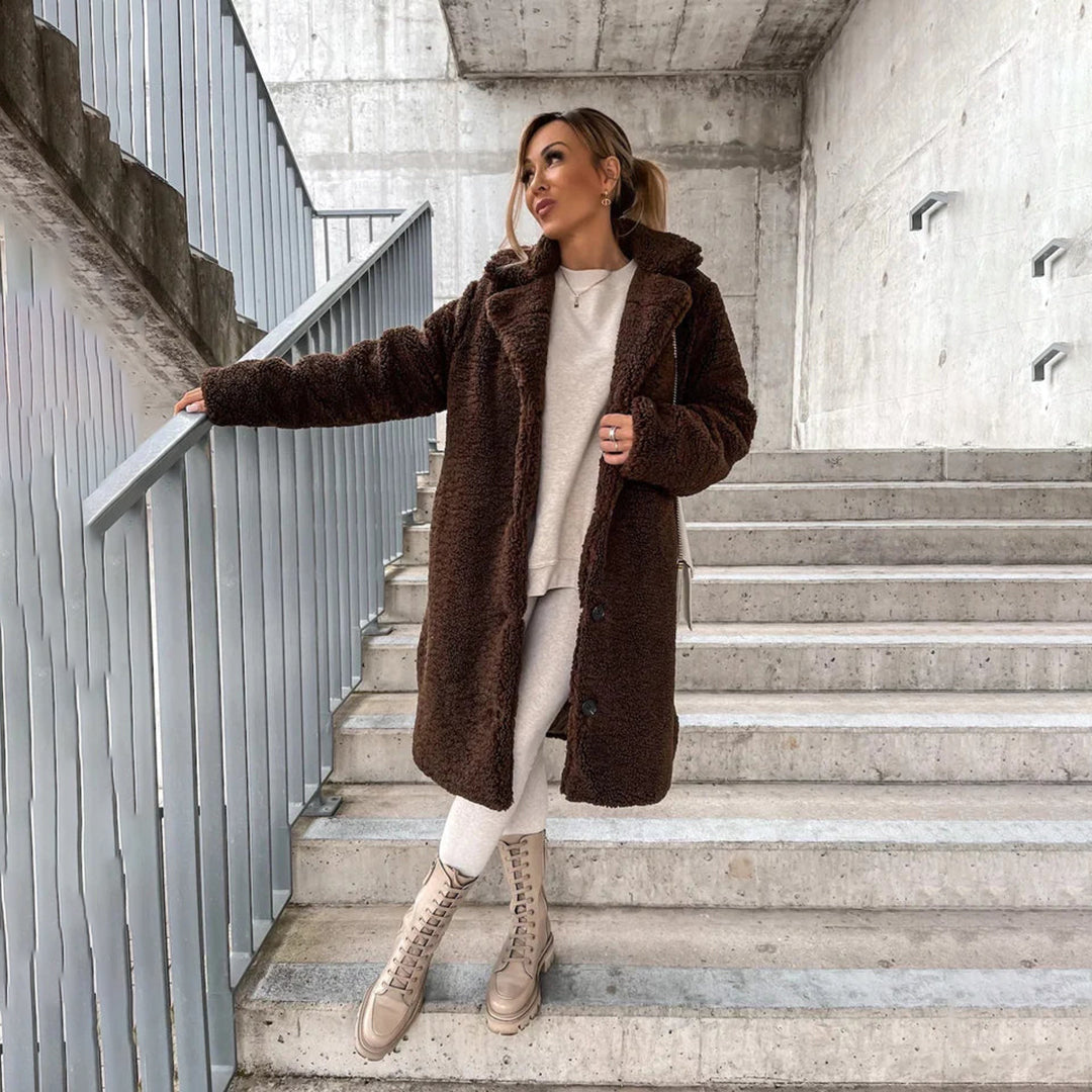 Manteau Long Hiver Femme | Manches Longues