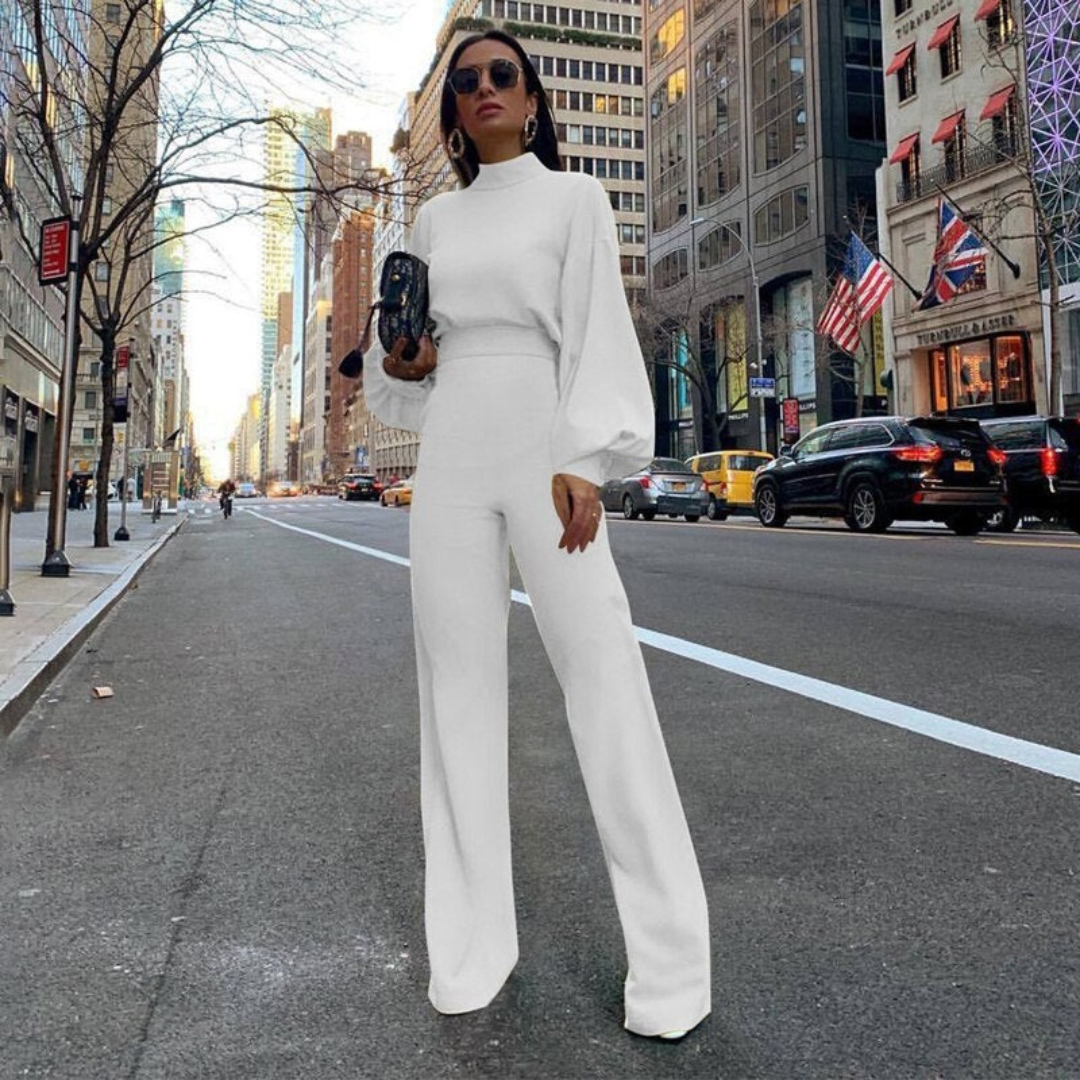 Ensemble À Manches Longues Winter Luxe Pour Femmes | Col Roulé