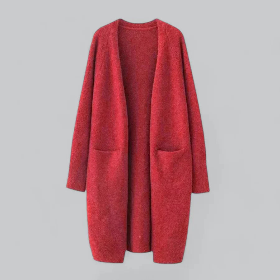 Cardigan D'hiver Longue Et Chaude Pour Femmes | Tricot