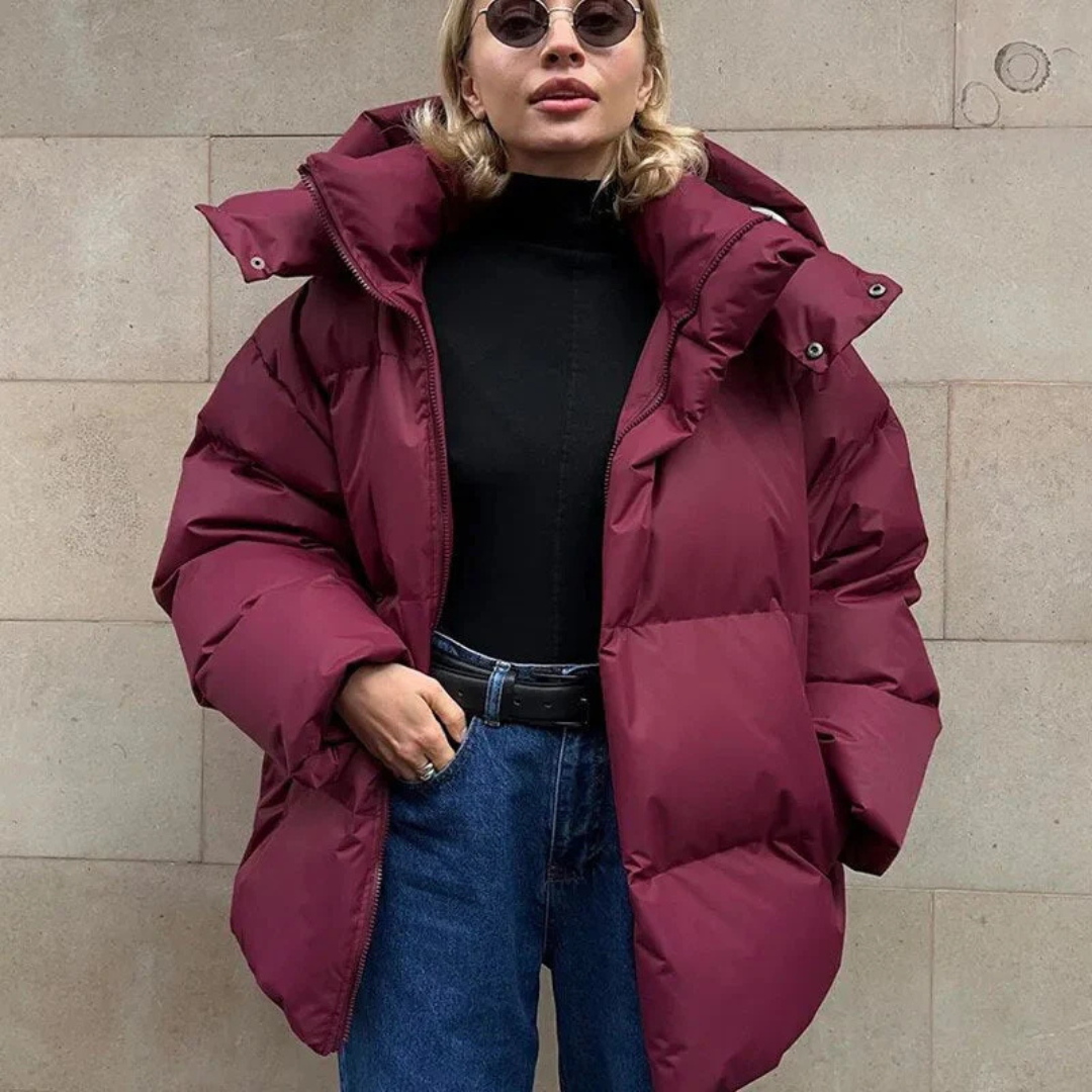 Stellian | Veste À Capuche Bouffante Pour Femmes | Surdimensionné