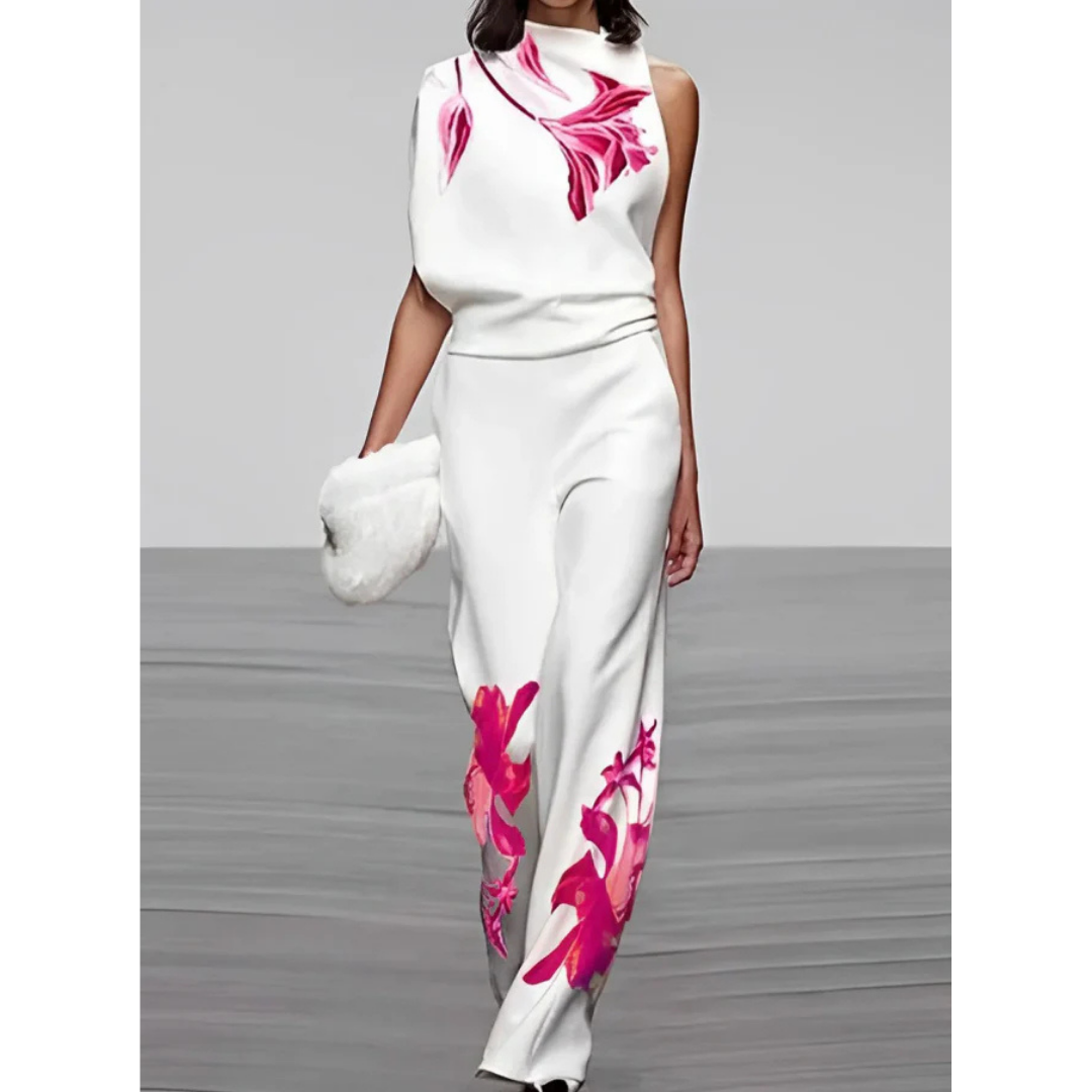 Femmes Imprimé Ensemble Deux Pièces | Floral
