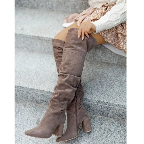 Bottes Hautes Élégantes Pour Femmes | Talons