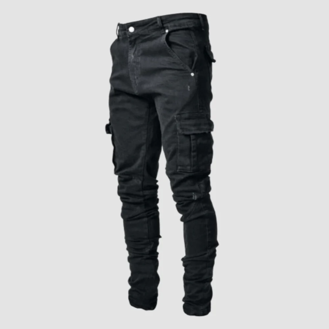 Hommes Pantalon Cargo Coupe Ajustée | Stylisé