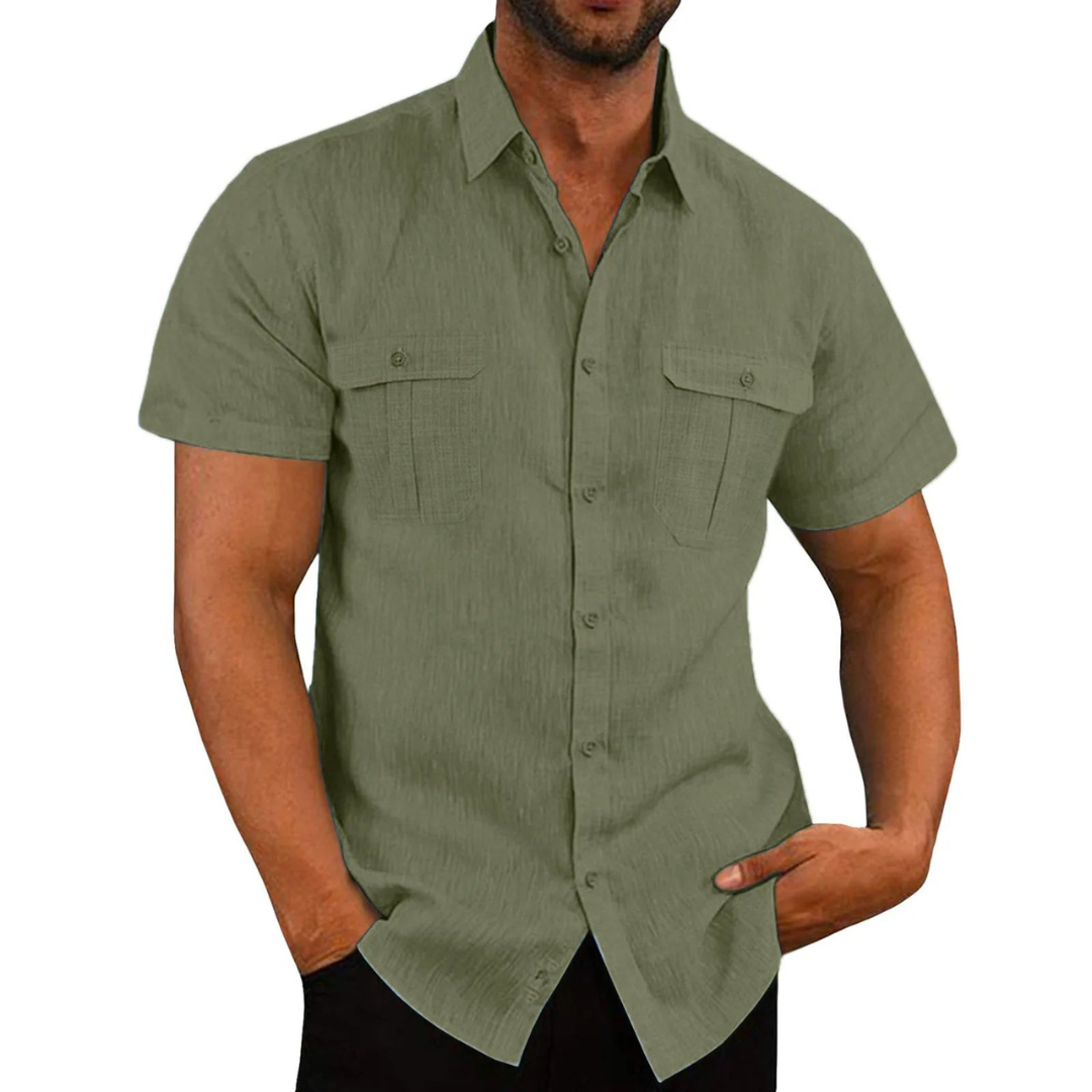 Chemise Hommes À Manches Courtes | Occasionnel