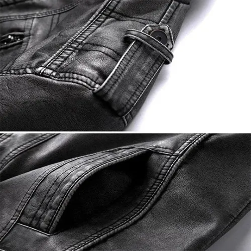 Veste De Motard Robuste Pour Hommes | Noir