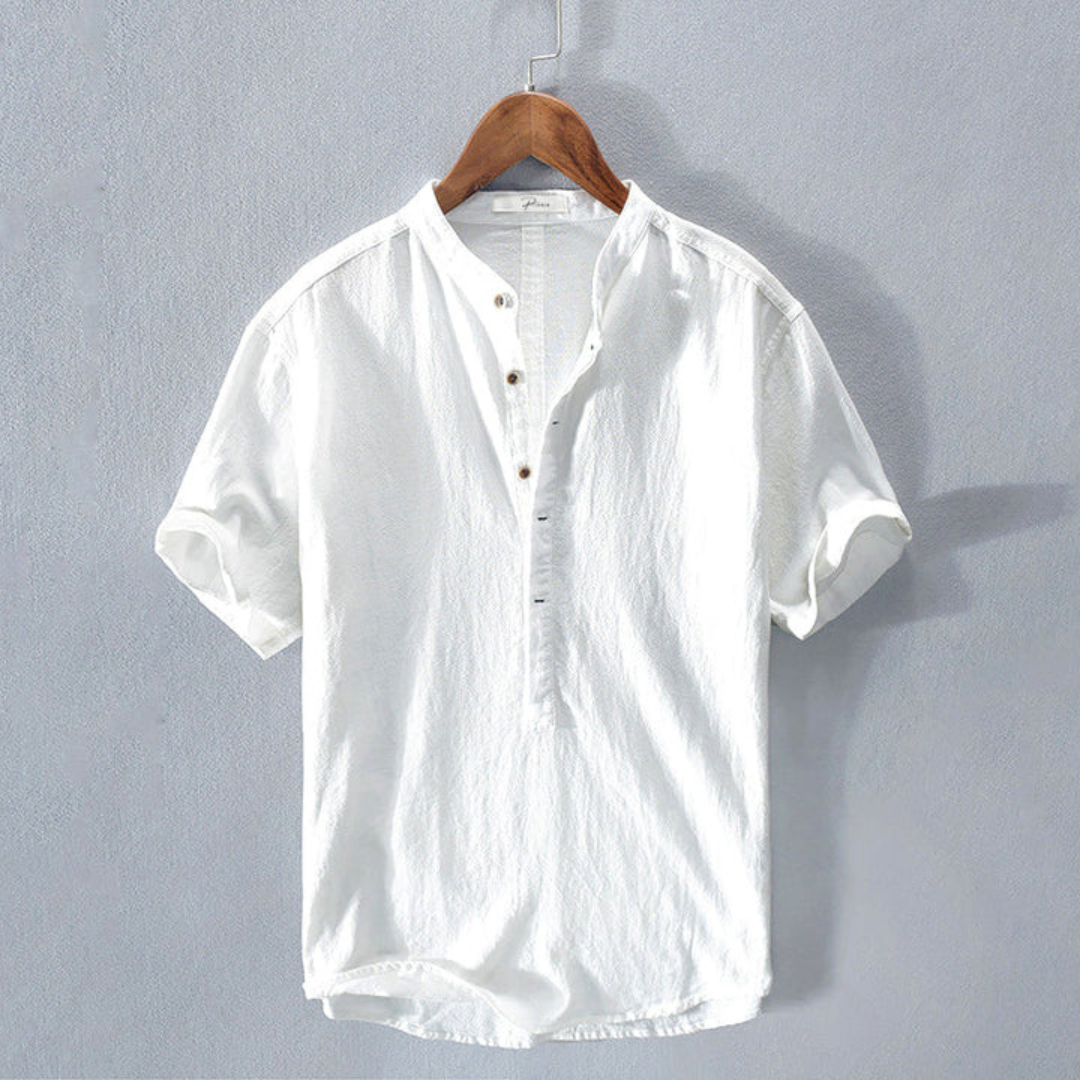 Chemise Henley Décontractée D'été Pour Hommes | Bohème
