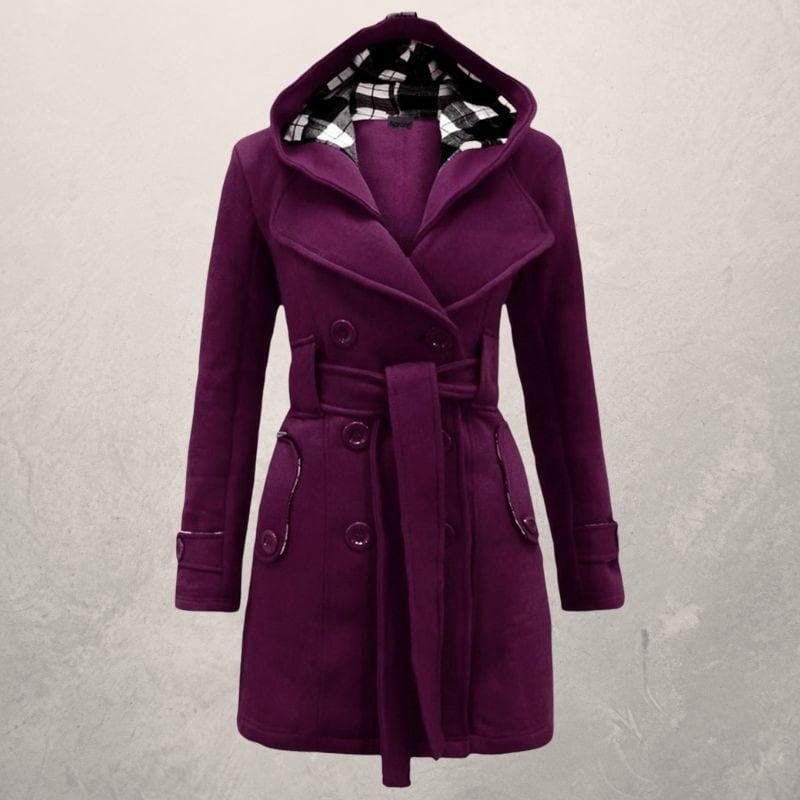 Manteau D'hiver Chaud Pour Femme | Ceinture À La Taille