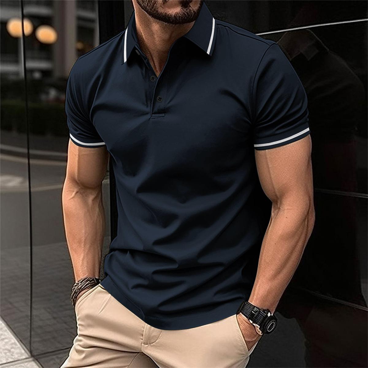 Hommes Décontracté Polo | Manches Courtes