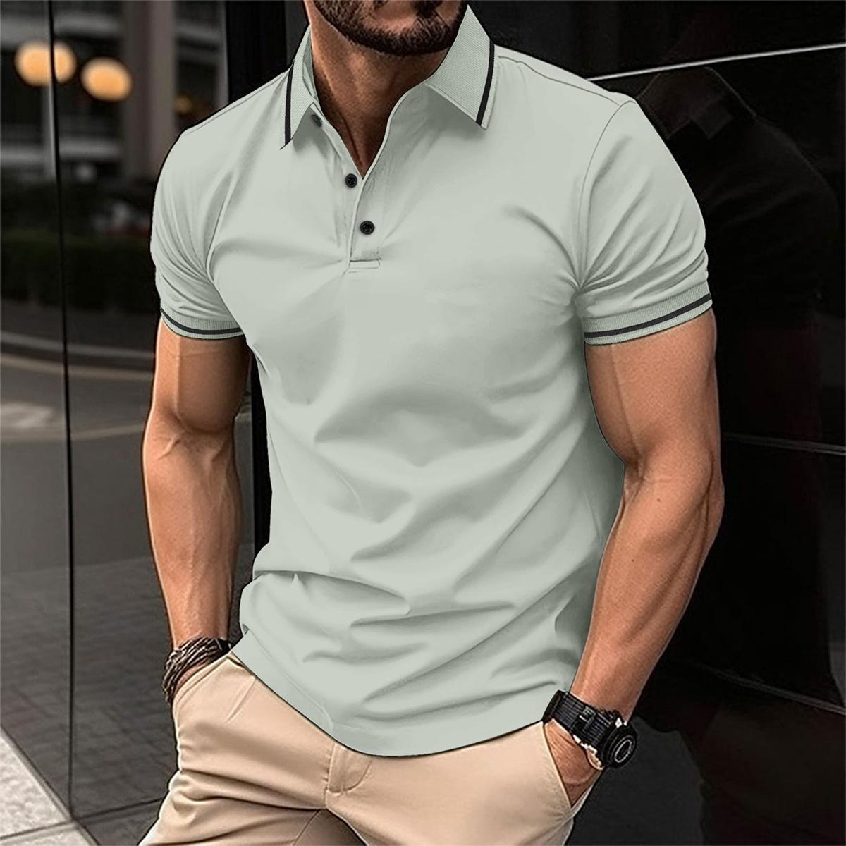 Hommes Décontracté Polo | Manches Courtes