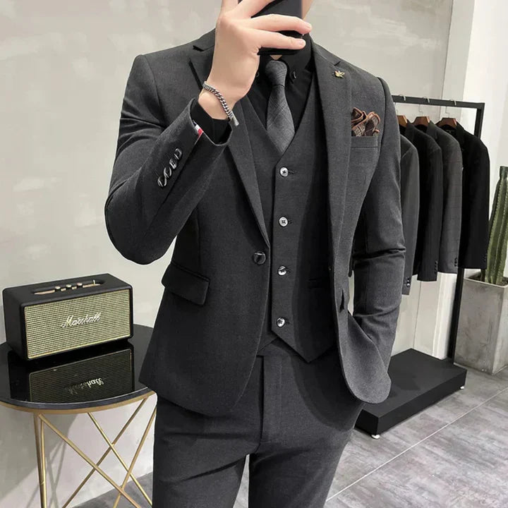 Hommes Coupe Slim Ensemble Trois Pièces | Formel