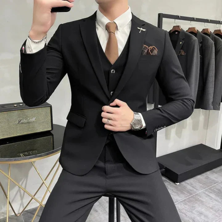 Hommes Coupe Slim Ensemble Trois Pièces | Formel