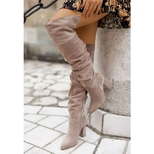 Bottes Hautes Élégantes Pour Femmes | Talons