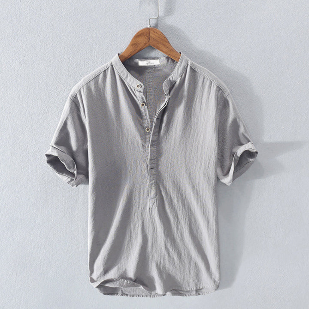 Chemise Henley Décontractée D'été Pour Hommes | Bohème