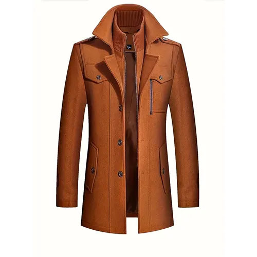 Manteau D'hiver Formel À Double Doublure Pour Hommes | Longues