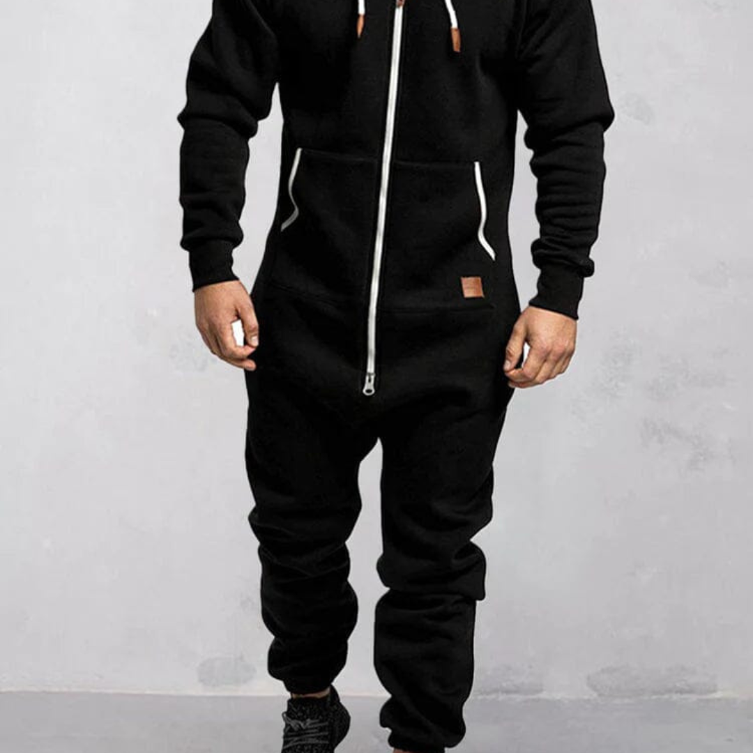 Combinaison D'hiver À Capuche Pour Hommes | Fermeture À Glissière