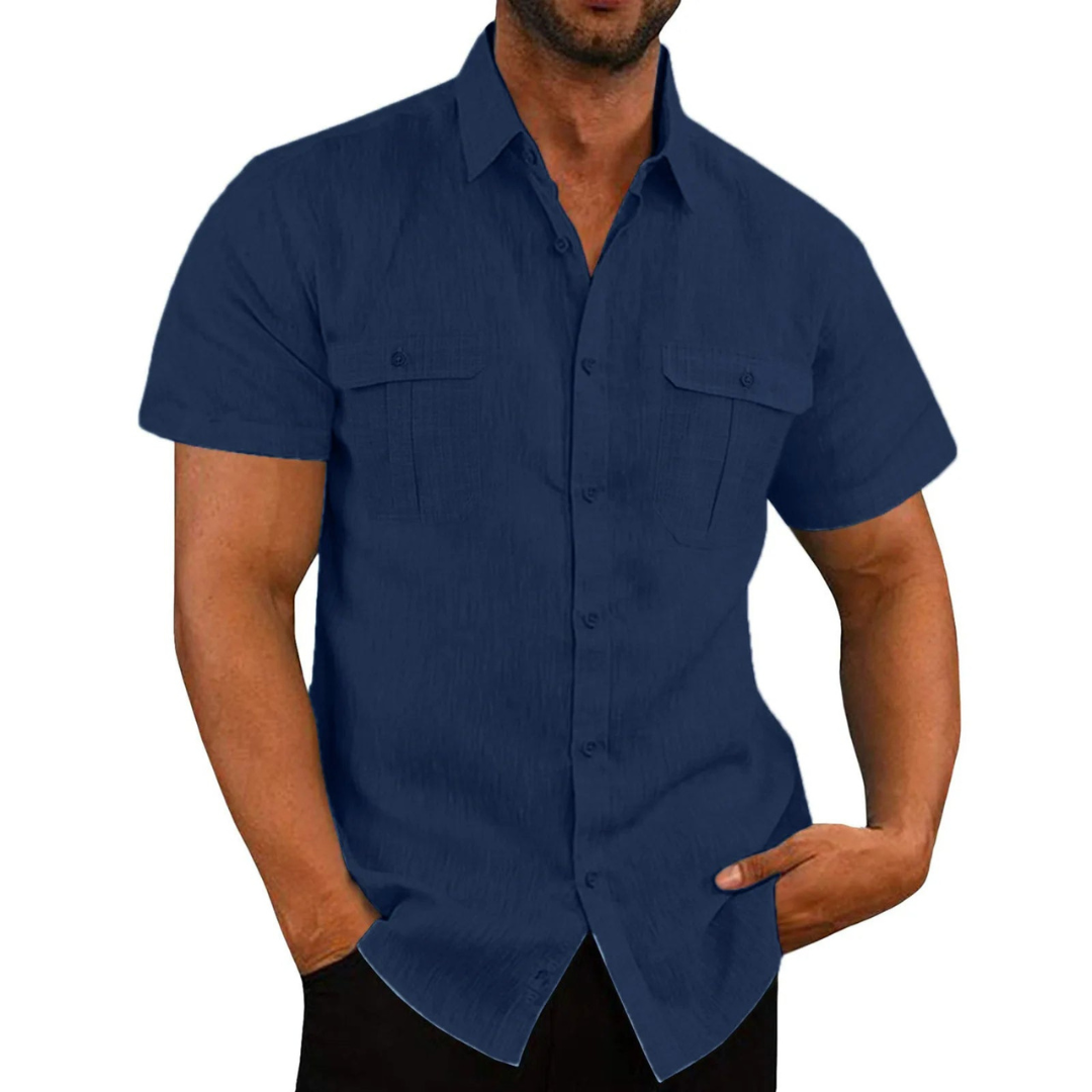 Chemise Hommes À Manches Courtes | Occasionnel