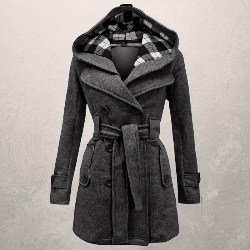 Manteau D'hiver Chaud Pour Femme | Ceinture À La Taille