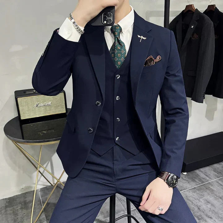Hommes Coupe Slim Ensemble Trois Pièces | Formel