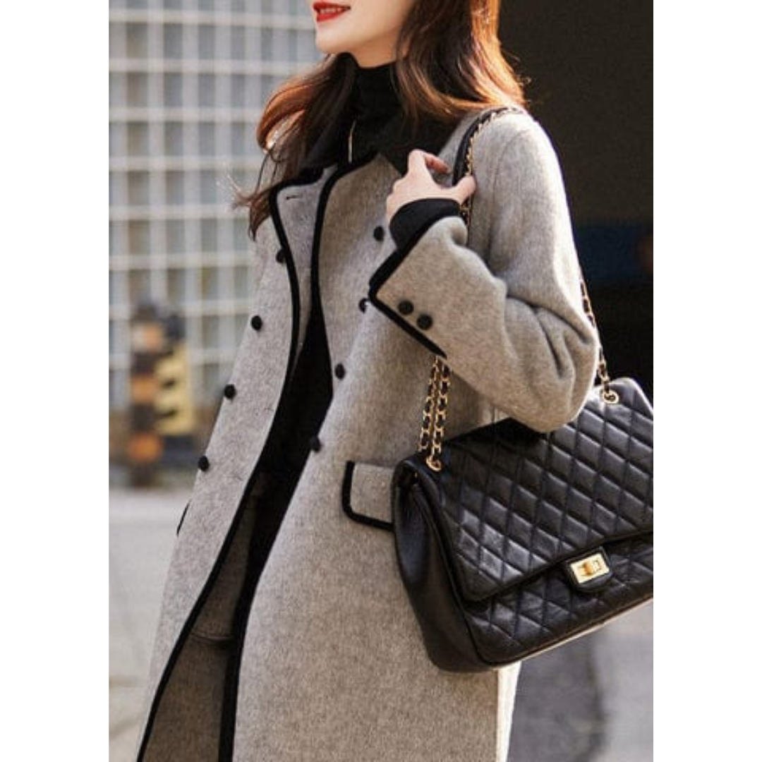 Femmes Manches Longues Trench Manteau D'hiver | Longue