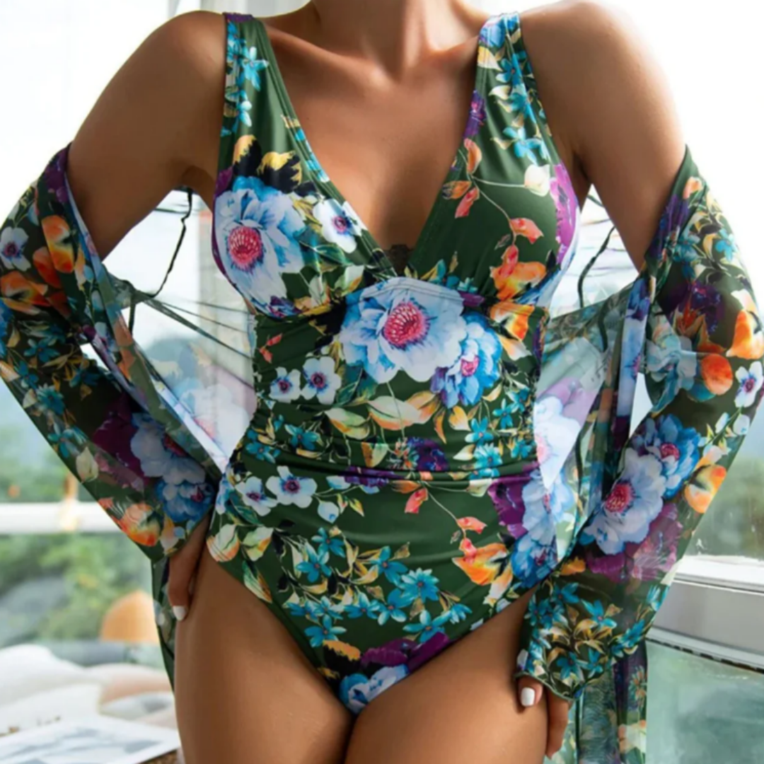 Maillot De Bain Une Pièce Avec Superposition Pour Femmes | Sexy