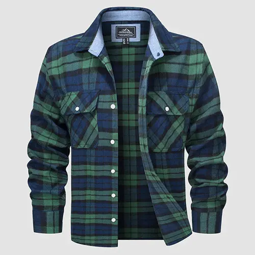 Chemise À Manches Longues Élégante Pour Hommes | Flanelle