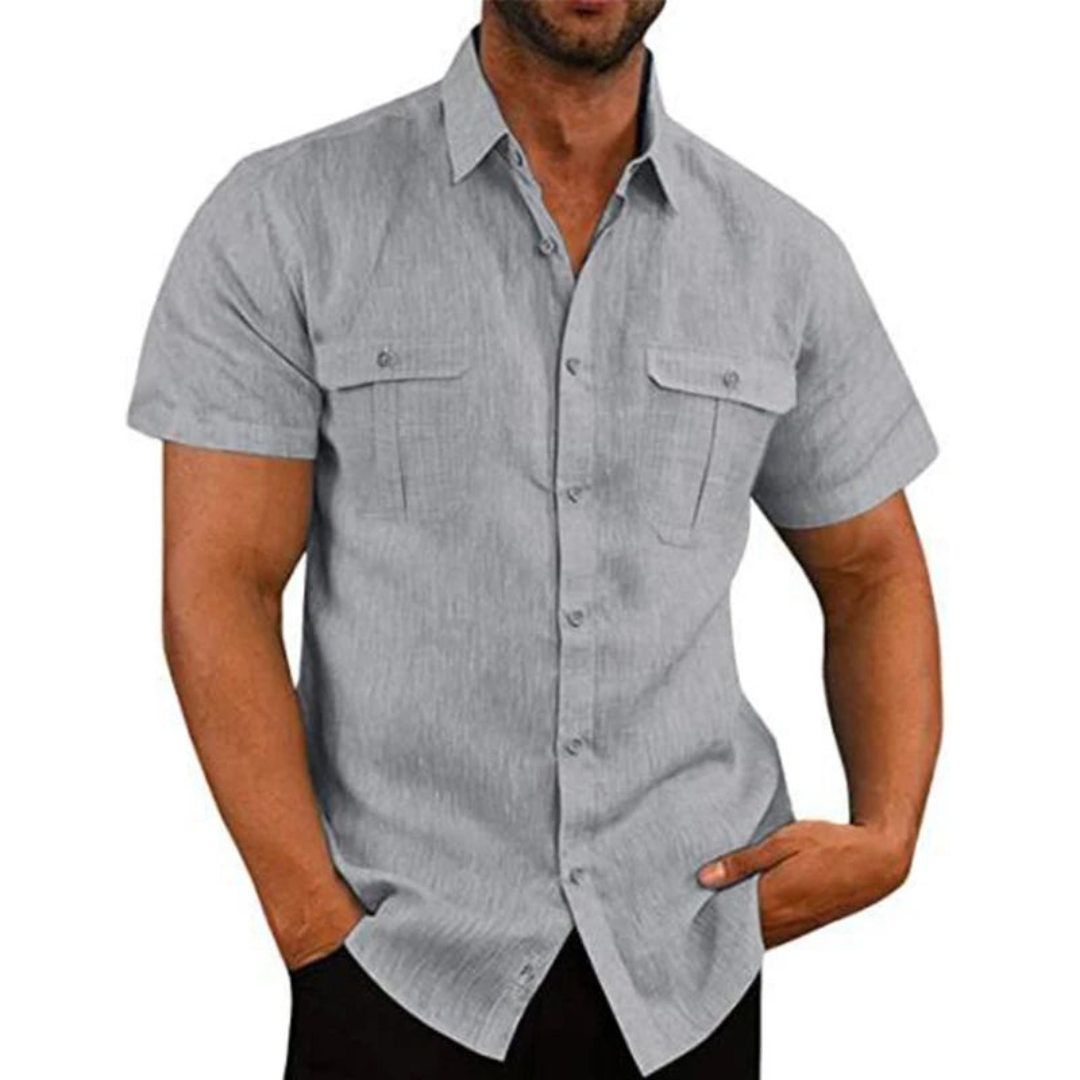Chemise Hommes À Manches Courtes | Occasionnel