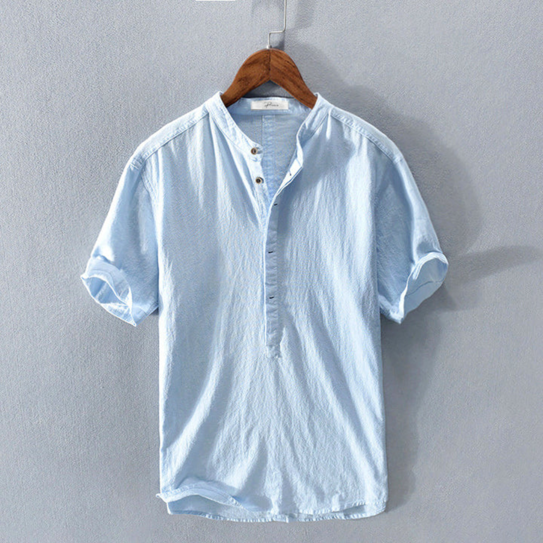 Chemise Henley Décontractée D'été Pour Hommes | Bohème