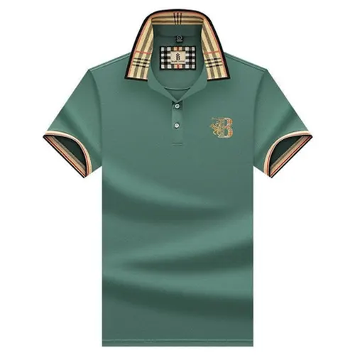 Polo Décontracté À Rayures Pour Hommes | Manches Courtes