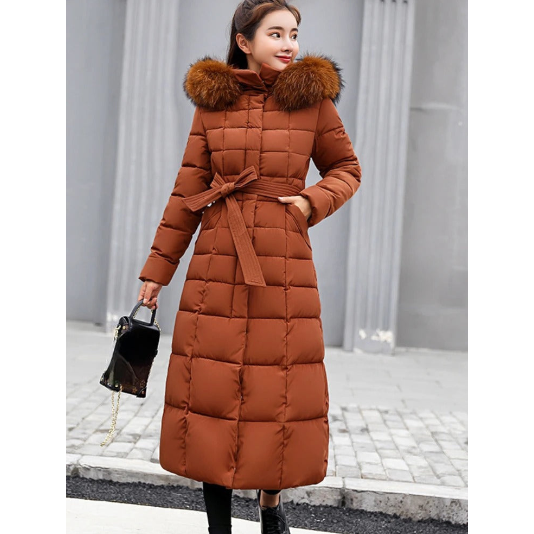 Veste Parka D'hiver À Capuche Pour Femme | Longues