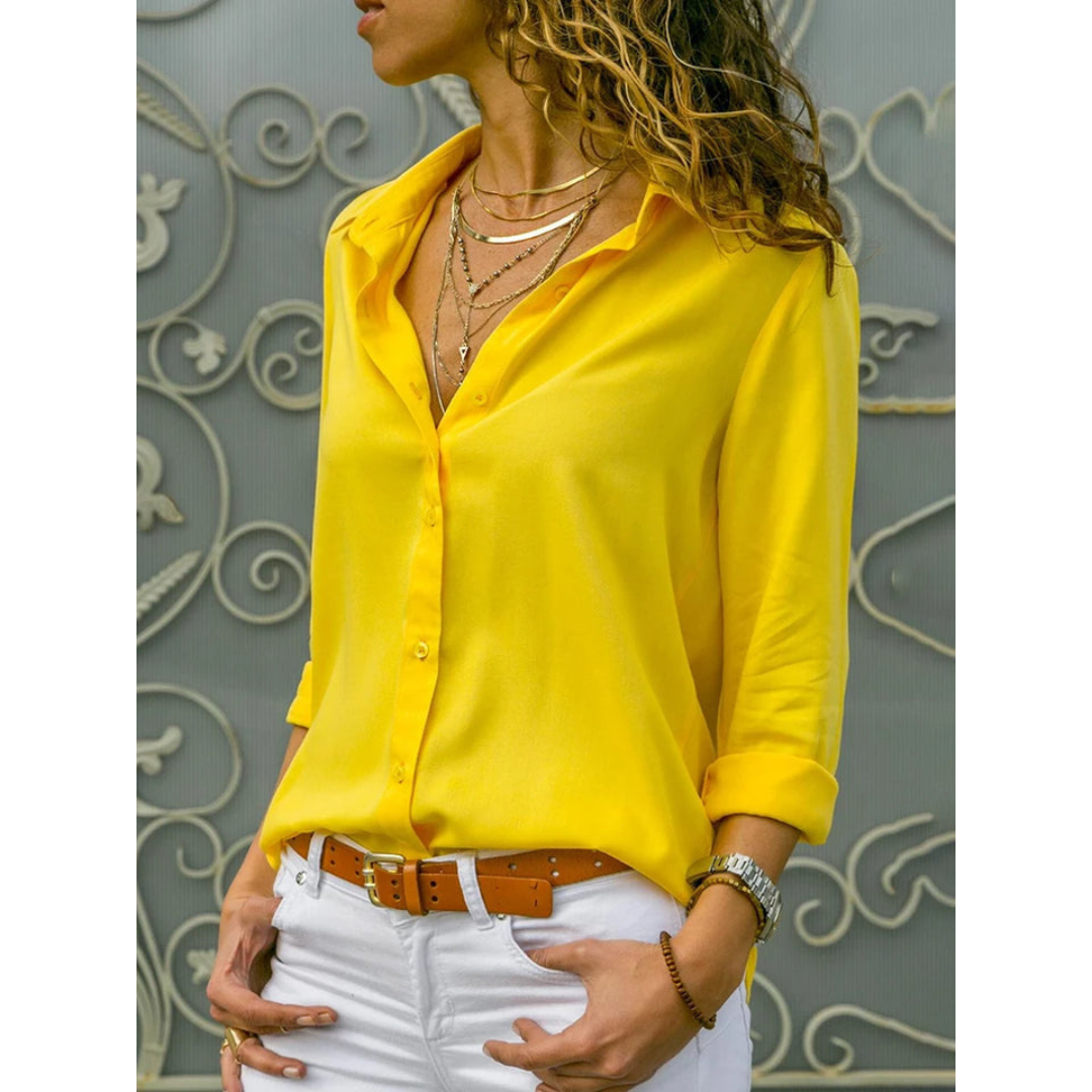 Chemisier D'été Semi-formelle Pour Femme | Manches Longues