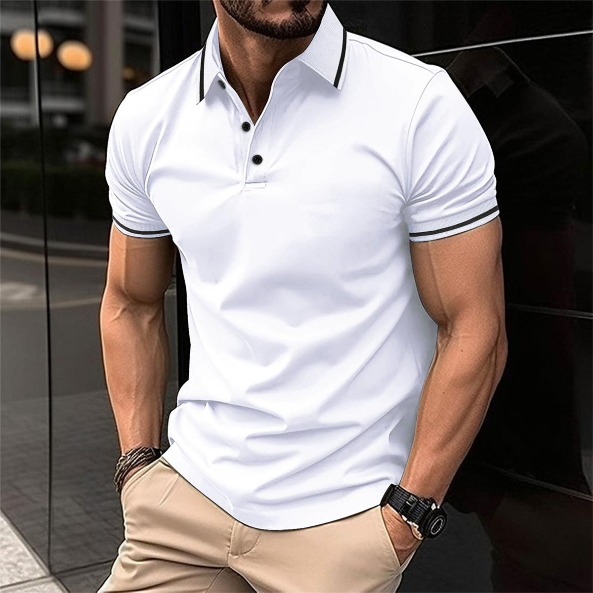 Hommes Décontracté Polo | Manches Courtes