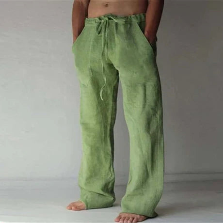 Pantalon De Loisir À Jambes Larges Pour Hommes | Taille Basse