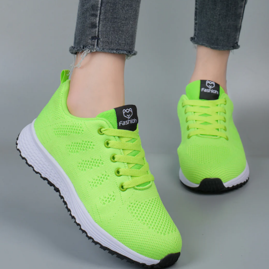 Chaussures De Sport Respirantes à Lacets Pour Femmes | Confortable