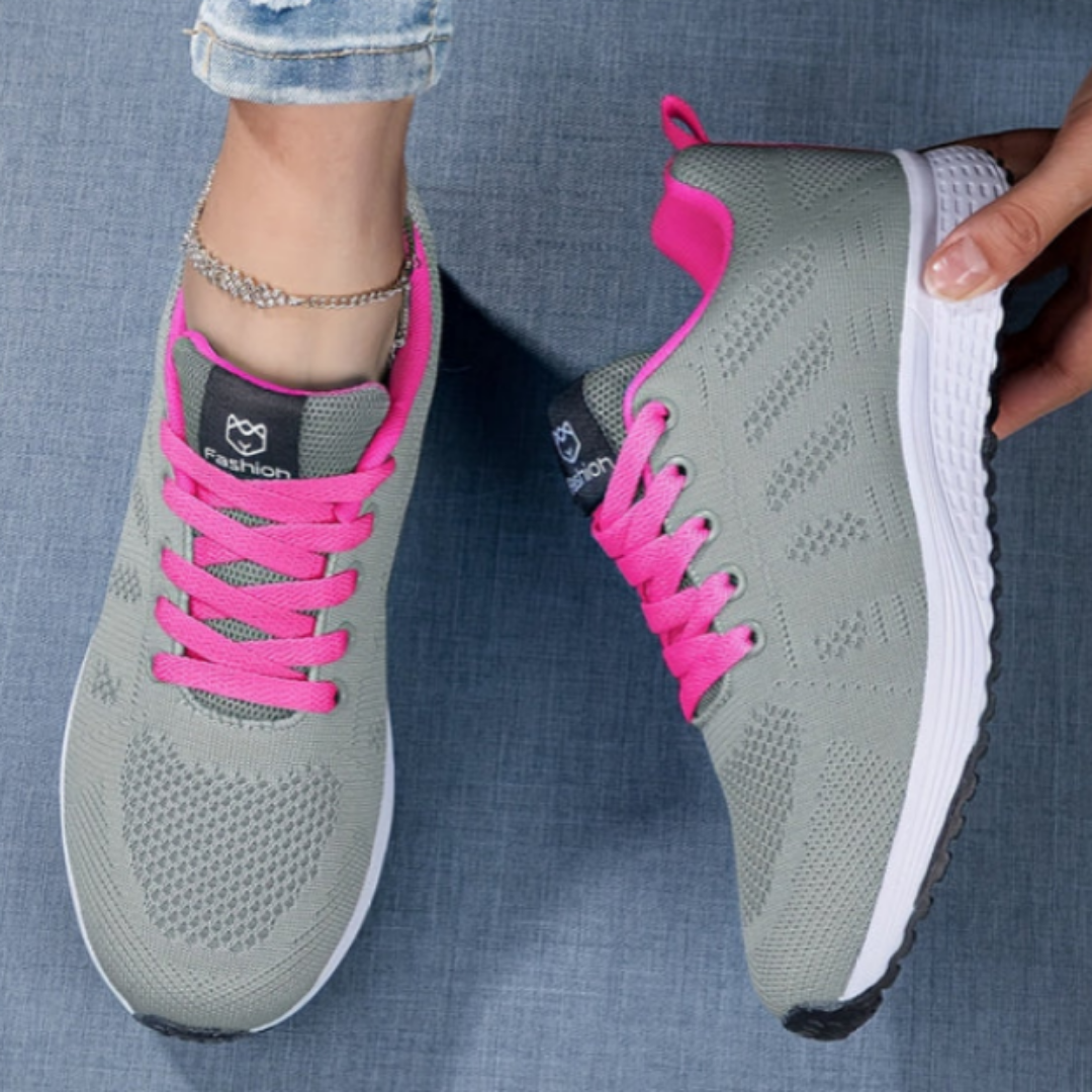 Chaussures De Sport Respirantes à Lacets Pour Femmes | Confortable
