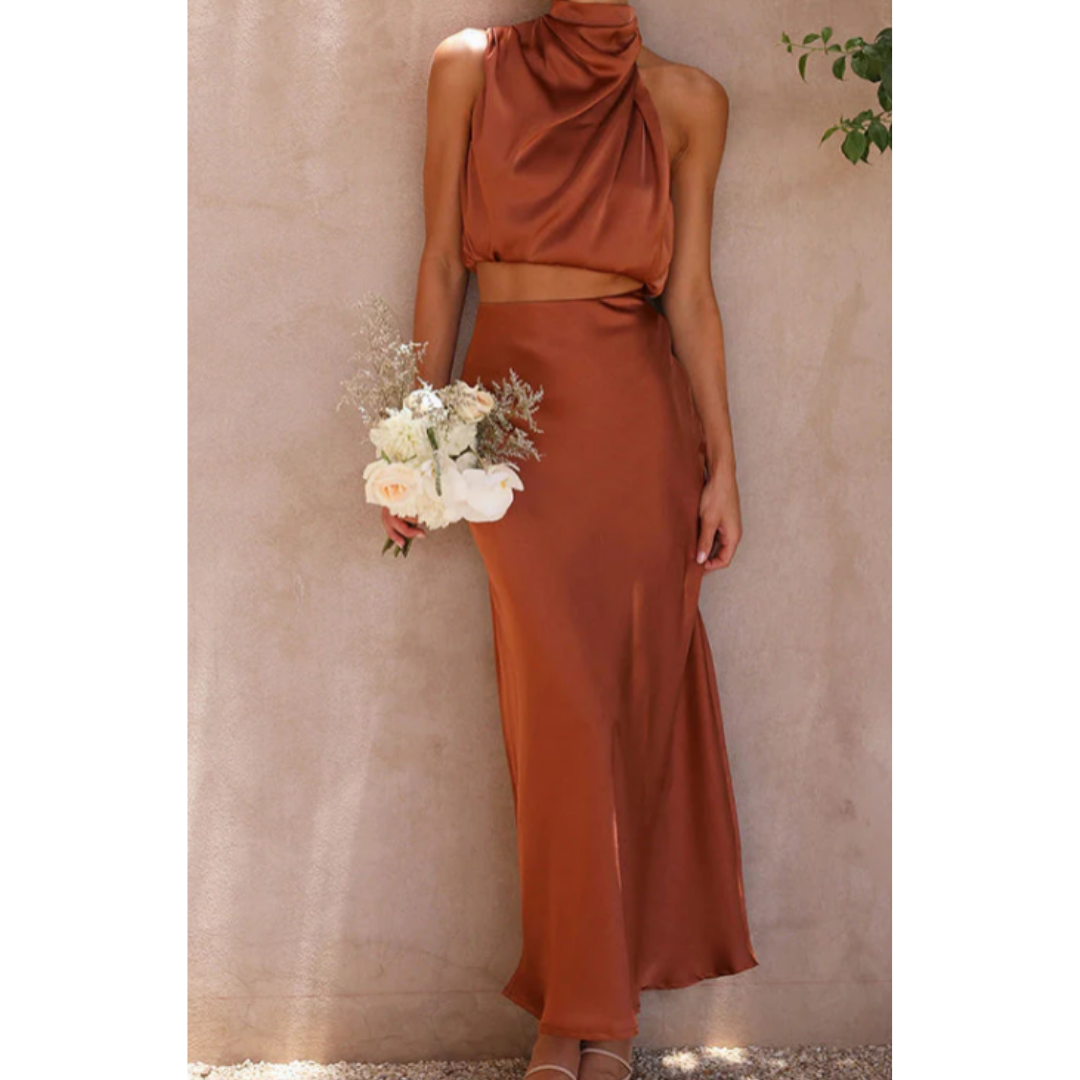 Ensemble Élégant De Jupes Et De Hauts Pour Femmes | Maxi