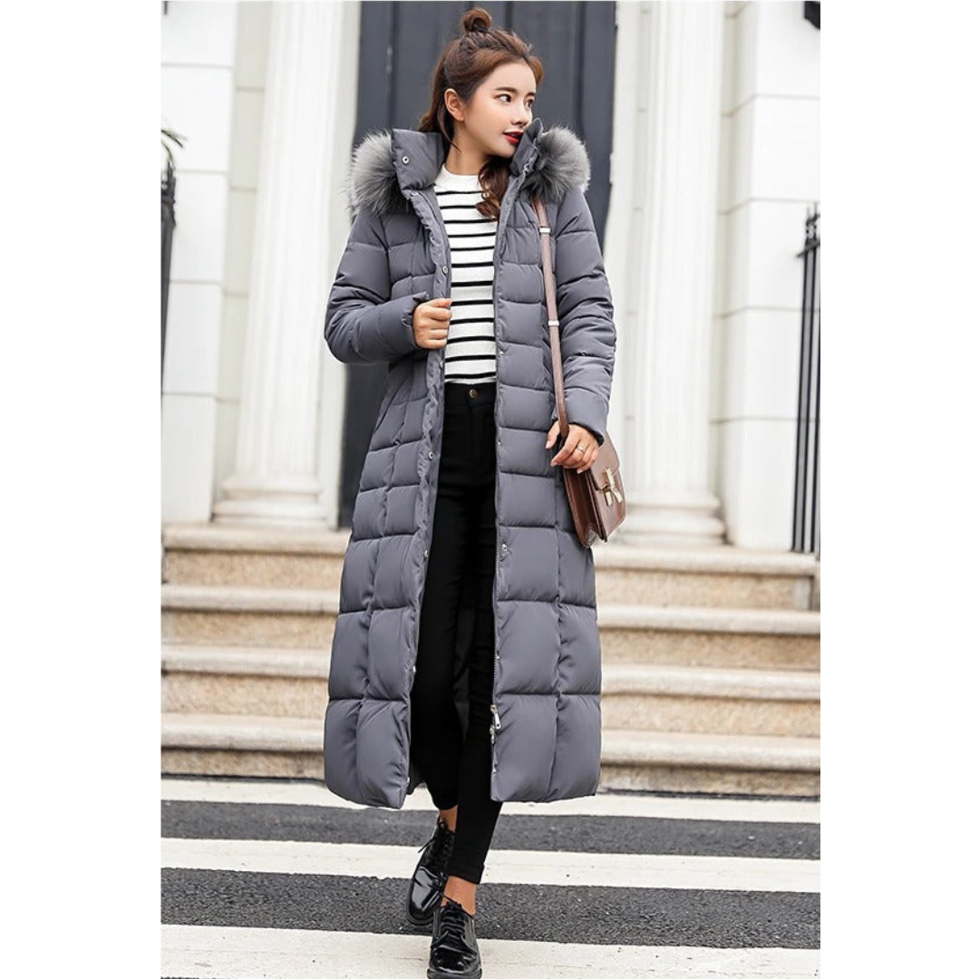 Veste Parka D'hiver À Capuche Pour Femme | Longues