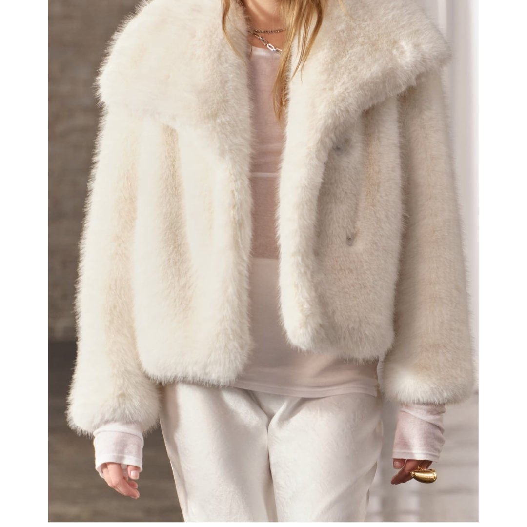 Williebowwe | Femmes Manteau D'hiver Chaud À Manches Longues | Court