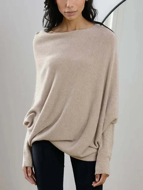 Top Drapé À Manches Longues Pour Femmes | Chaud