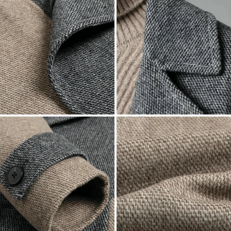 Femmes Hiver En Tricot Trench Manteau | Longue